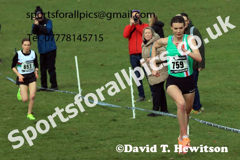 Senior Women, 2024 CAU Inter Counties Cross Country Champs., Wollaton Park, Nottingham. Photo: David T. Hewitson/Sports for All Pics